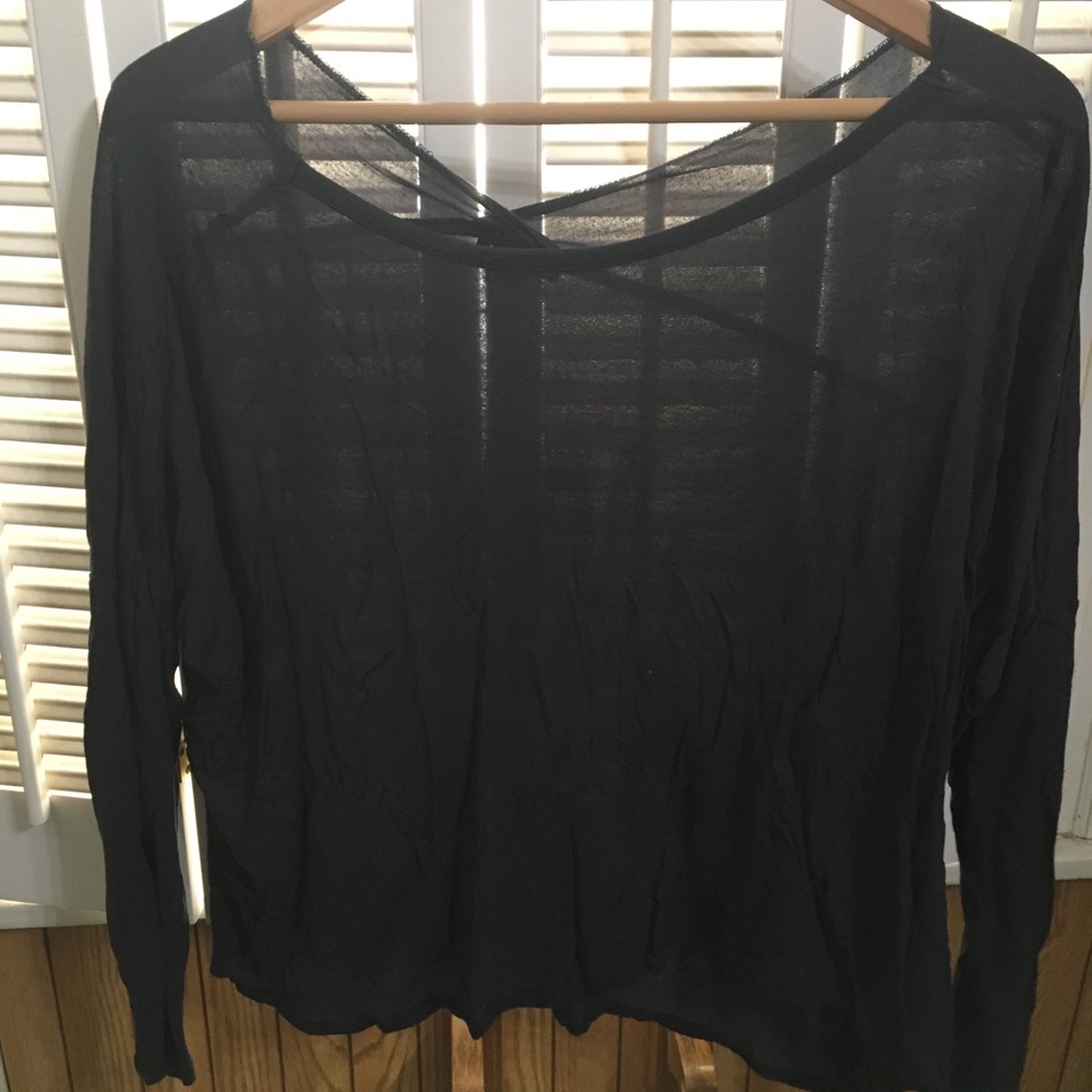 Forever 21 long sleeve crop top
